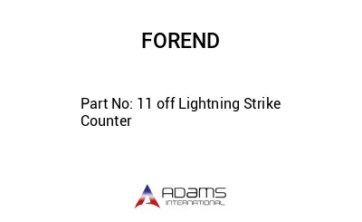 11 off Lightning Strike Counter 11 off Lightning Strike Counter