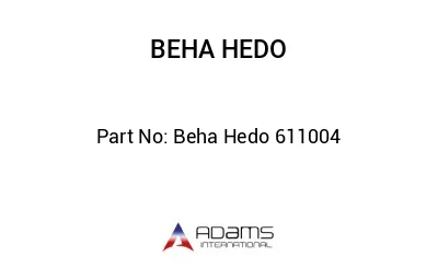 Beha Hedo 611004 Beha Hedo 611004